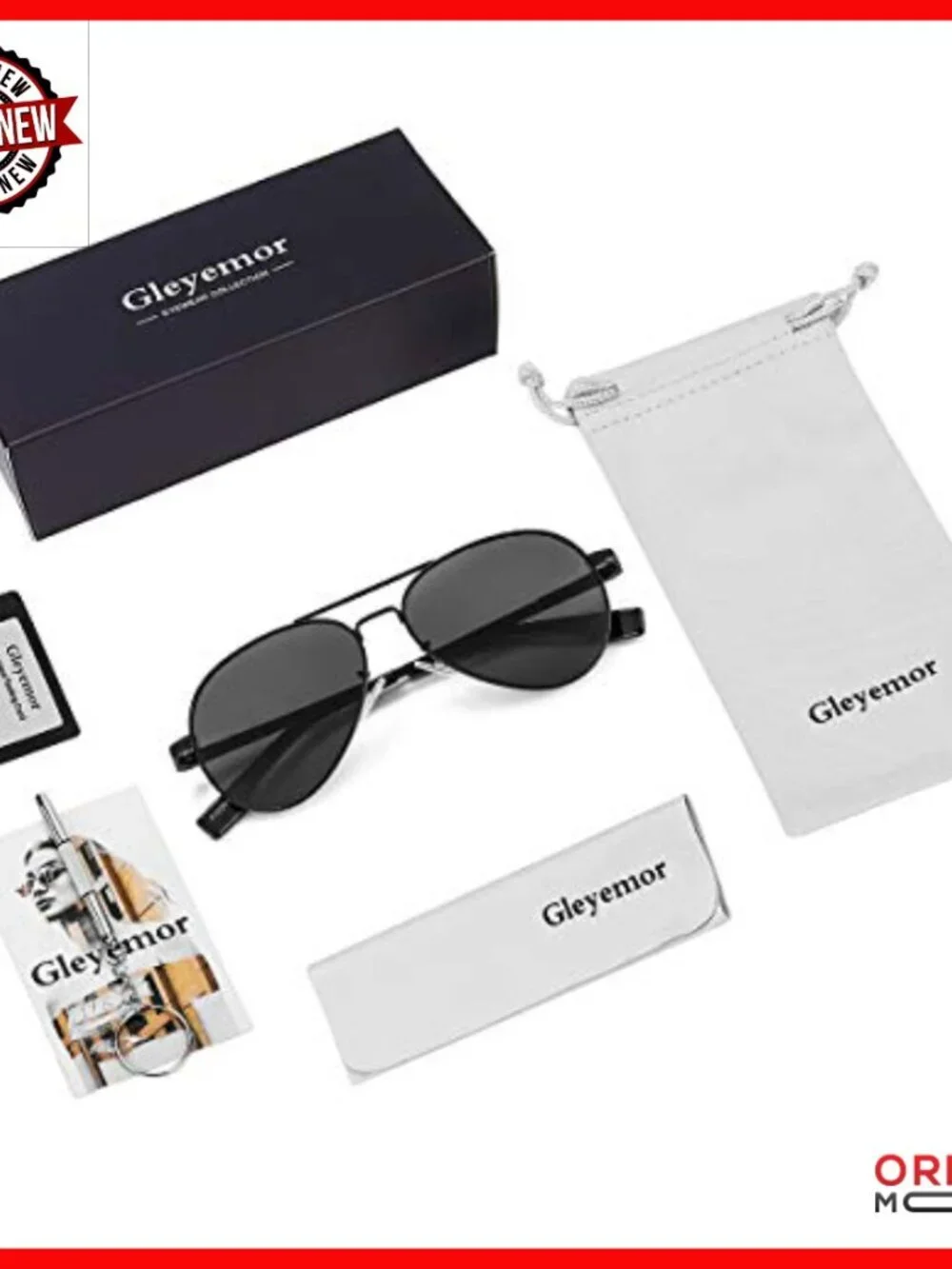 Small Face Polarized Aviator Sunglasses 52MM Metal Frame UV Protection